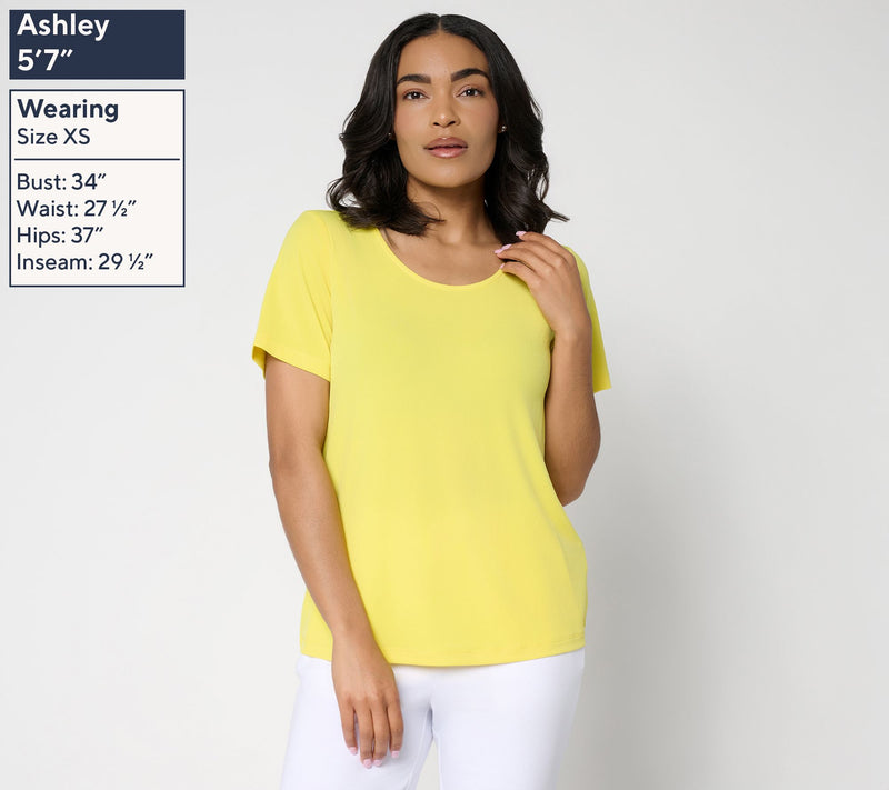 Susan Graver Essentials Liquid Knit Set of 3 Tops — View 11