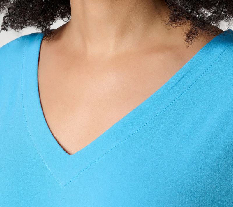 Susan Graver Essentials Liquid Knit Dolman Sleeve Top — View 6