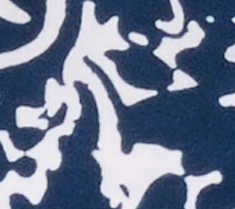 Susan Graver Printed Liquid Knit 3/4 Sleeve Split Neck Top — View 9