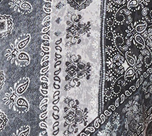 Susan Graver Weekend Printed Rayon Allure Knit Button Front Top — View 10