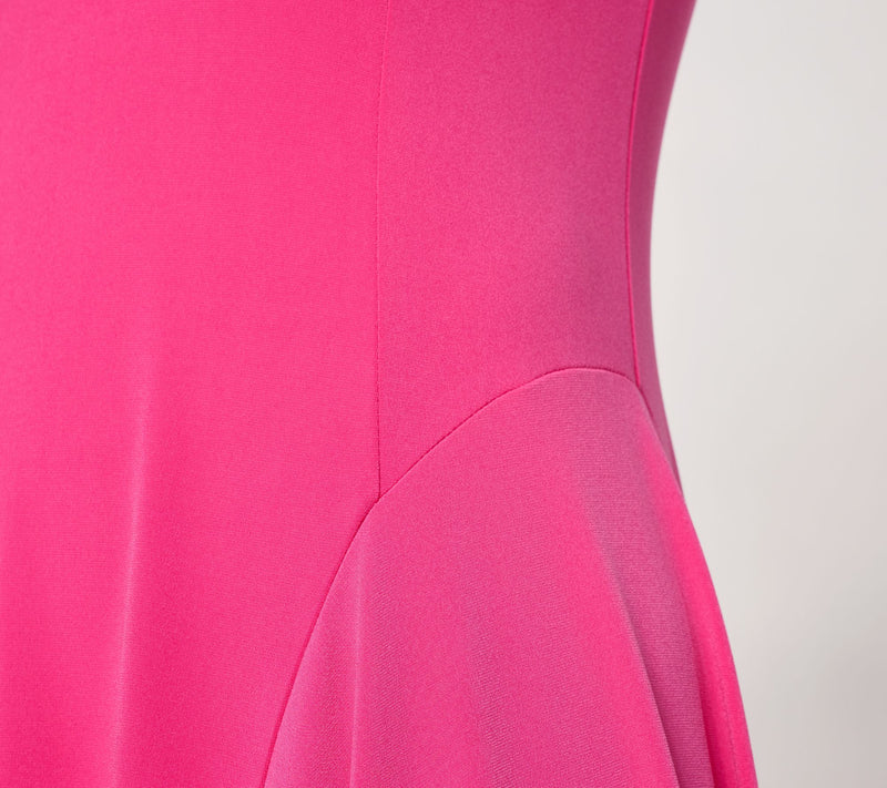 Susan Graver Regular Liquid Knit Sleeveless Dress — View 5