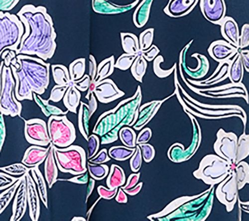 Susan Graver Petite Liquid Knit A-Line Dress in Prints or Slids — View 8
