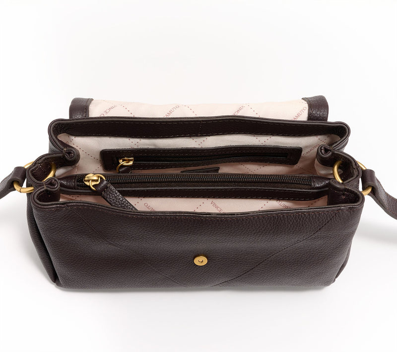 "As Is" Vince Camuto Leather Medna Flap Crossbody — View 3