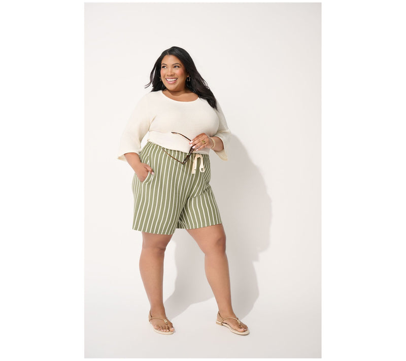 Peace Love World Honeycomb Knit Shorts — View 6