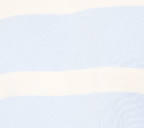 Peace Love World Striped Crew Neck Pullover with Cuff Detail — View 10