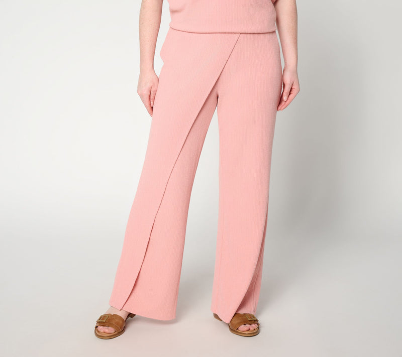 Peace Love World Boheme Petite Textured Knit Pants — View 3