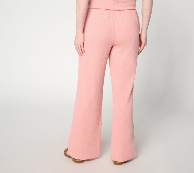 Peace Love World Boheme Petite Textured Knit Pants — View 5