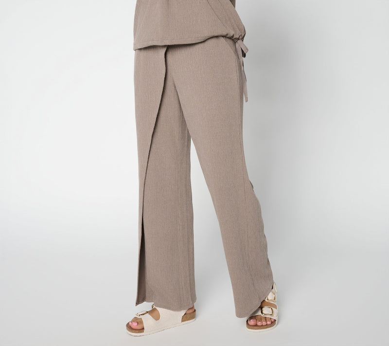 Peace Love World Boheme Petite Textured Knit Pants — View 2