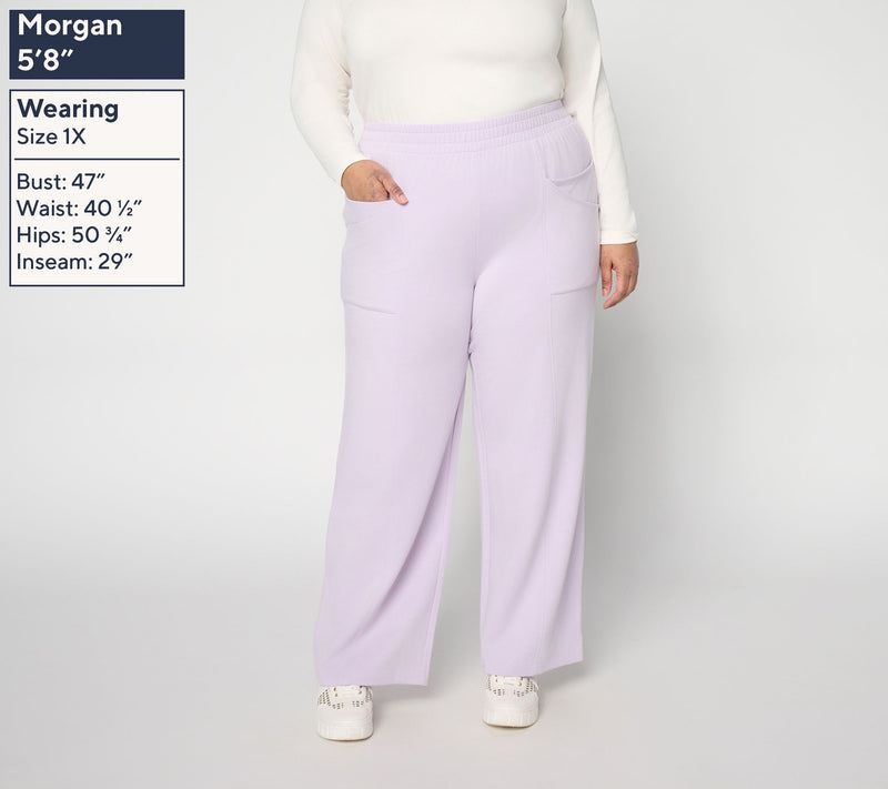 Anybody Regular Cozy Knit French Terry Pants — View 8