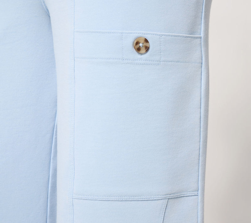 Anybody Tall Beach Wash French Terry Cargo Capri — View 6