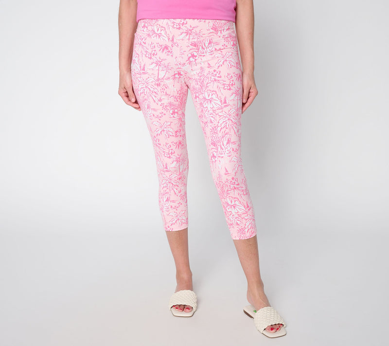 Belle Body by Kim Gravel Regular Athletic Jersey Capri Legging — View 7
