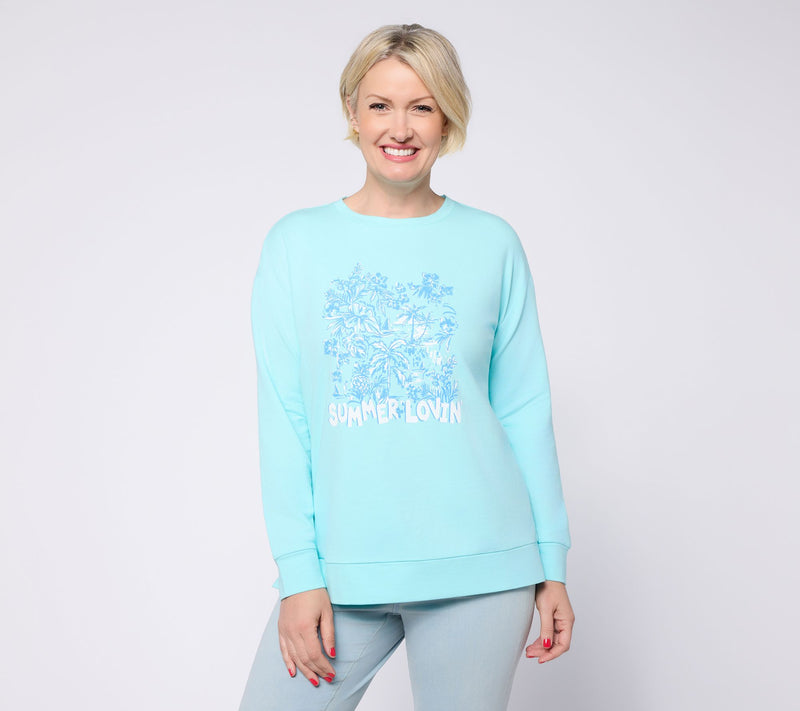 Belle Body by Kim Gravel French Terry Summer Lovin' Top — View 12