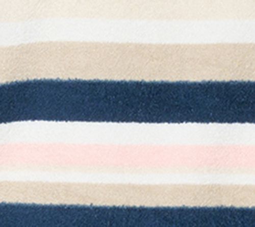 Belle Beach by Kim Gravel Poolside Terry Cabana Stripe Polo Top — View 8