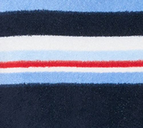 Belle Beach by Kim Gravel Poolside Terry Cabana Stripe Polo Top — View 9