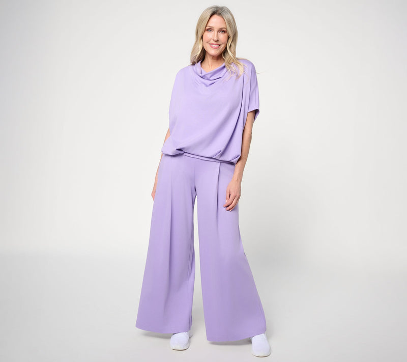 Martha Stewart Signature Regular Essentials Wide Leg Pants — View 5
