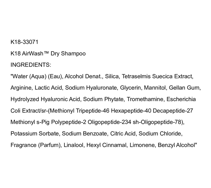 K18 AirWash Dry Shampoo — View 2