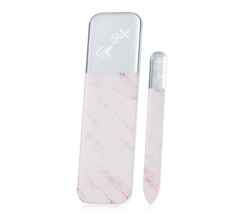 Spa-Rific Nano Laser Etched Glass Mani Pedi Set — View 10