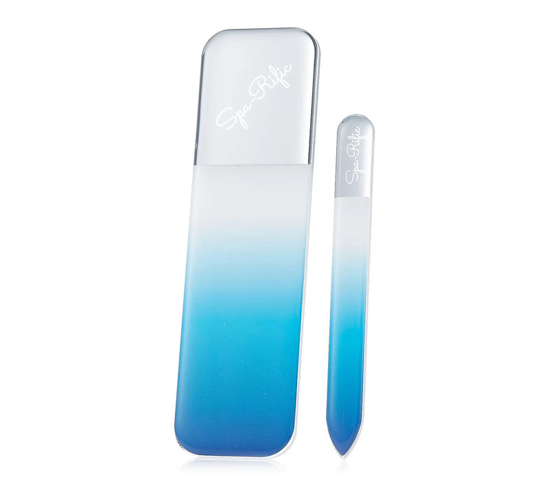 Spa-Rific Nano Laser Etched Glass Mani Pedi Set — Main view