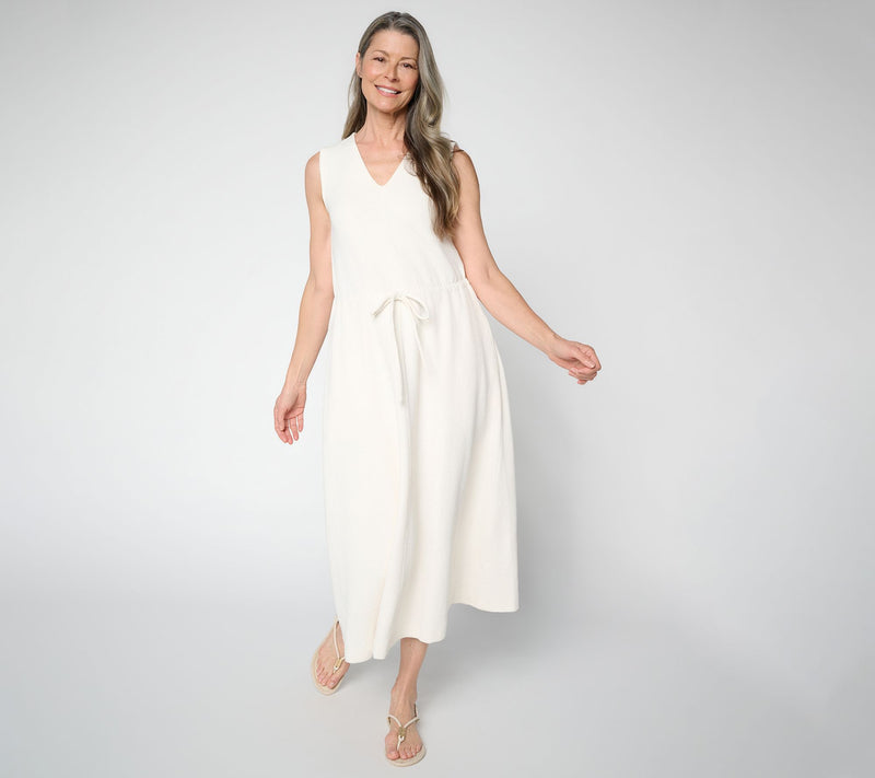 Me by Jennie Garth Regular Textured Knit Midi Dress — View 5