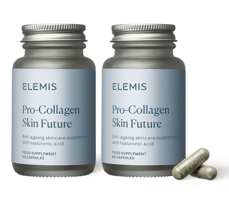 ELEMIS Pro-Collagen Marine Cream & Anti-Aging Supplements Set — View 2