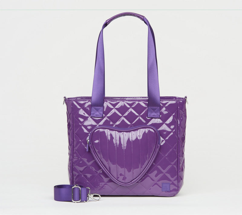IHKWIP Be My Valentine Heart Tote w/ Crossbody Strap — View 22