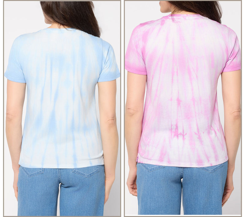 LOGO Principles by Lori Goldstein Dye Effect 2-Pack Tops — View 8