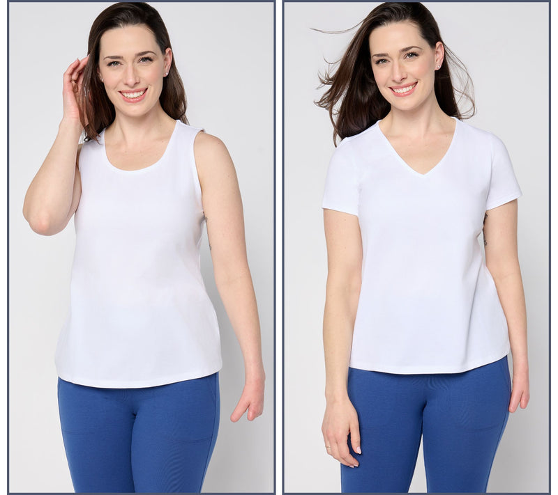 Wicked by Women with Control Wicked Tee and Tank Set — View 11