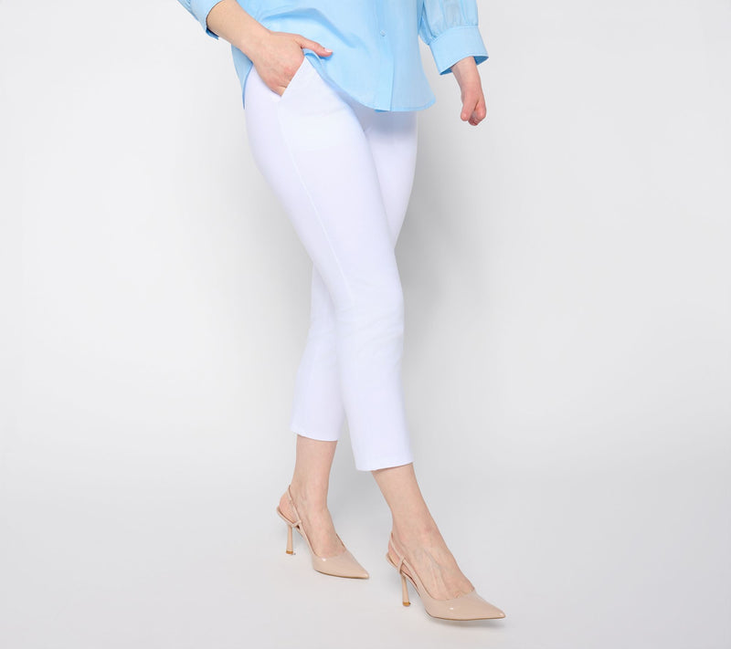 Women with Control Regular 86/14 Slim Leg Crop Empower Pant — View 12