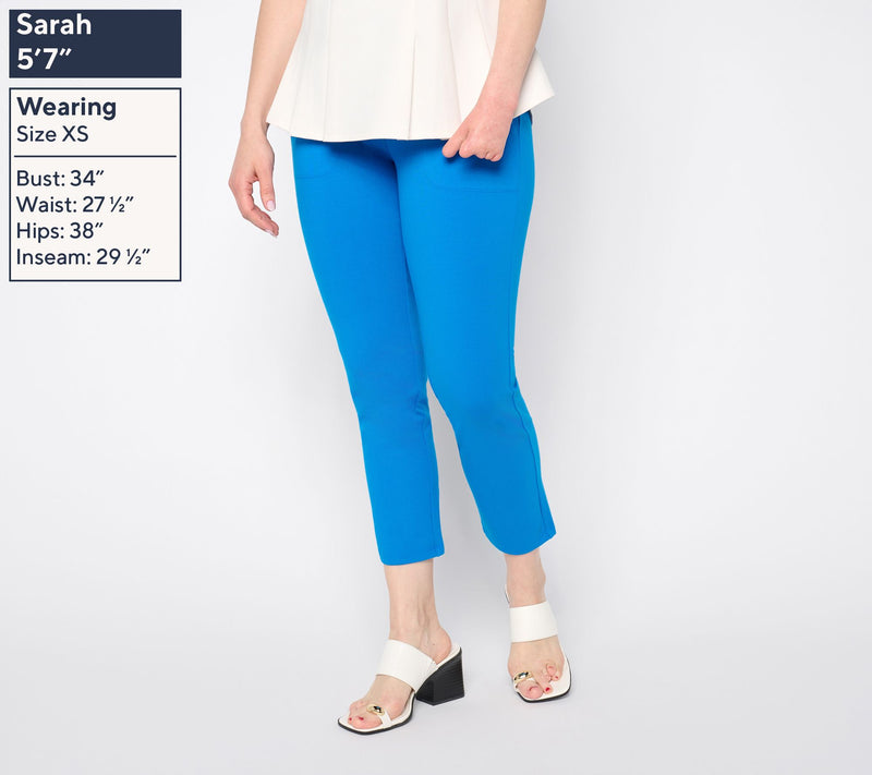 Women with Control Regular 86/14 Slim Leg Crop Empower Pant — View 3