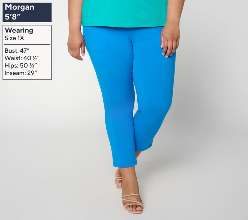 Women with Control Tall 86/14 Slim Leg Crop Empower Pant — View 2