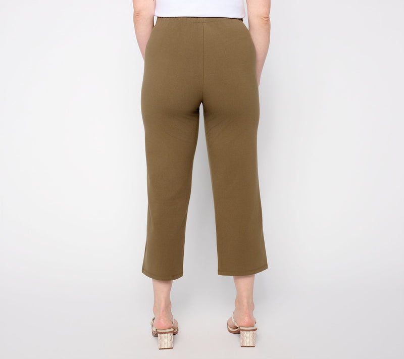 Women with Control Regular 86/14 Relaxed Straight Leg Crop Icon Pant — View 4