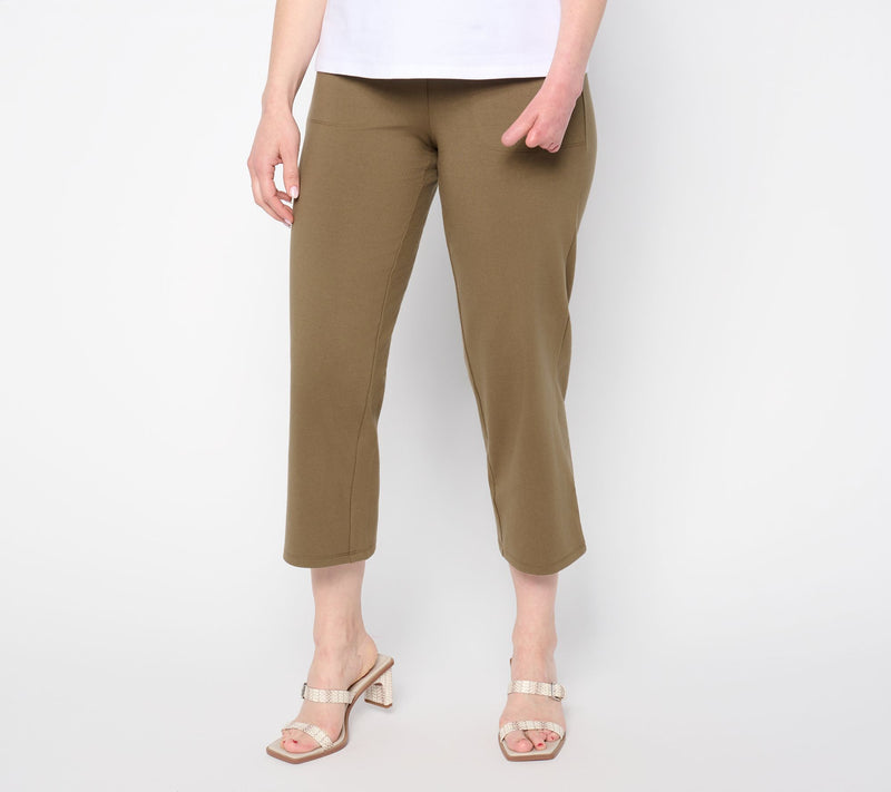 Women with Control Petite 86/14 Relaxed Straight Leg Crop Icon Pant — View 14