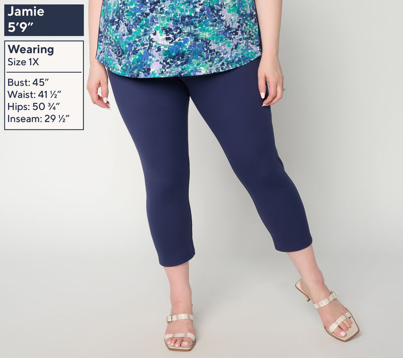Women with Control Petite Soft Sculpt Crop Legging — View 2