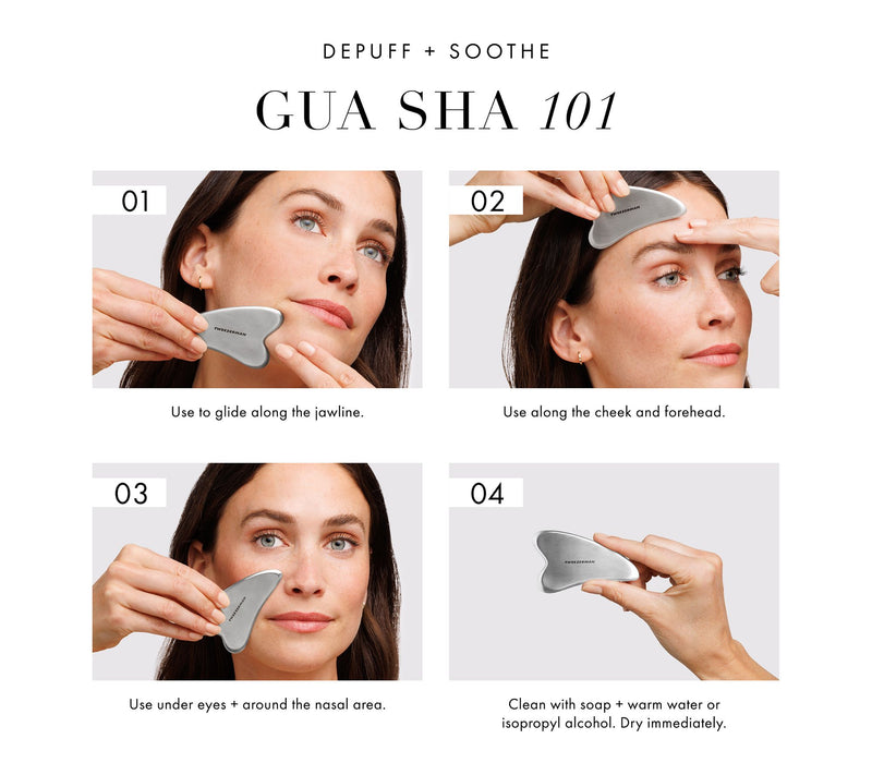 Tweezerman Stainless Steel Gua Sha — View 3