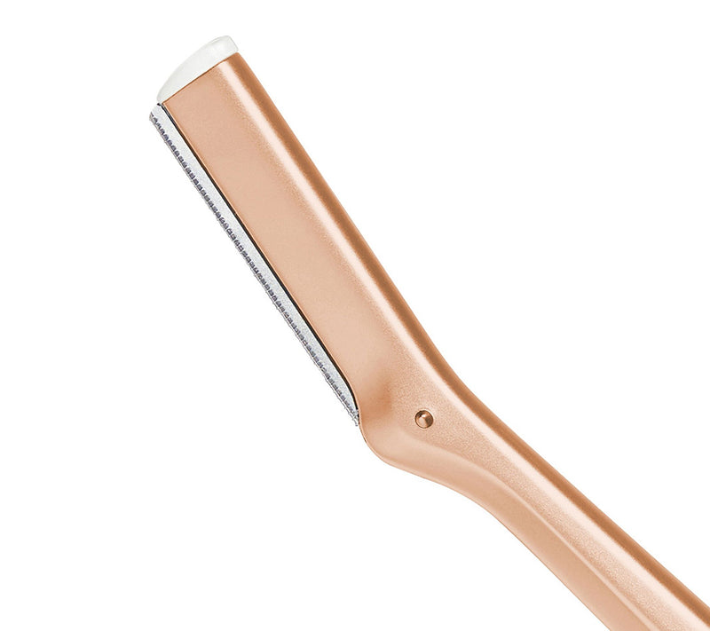 Tweezerman Rose Gold Facial Razor w ReplacementBlades — View 3