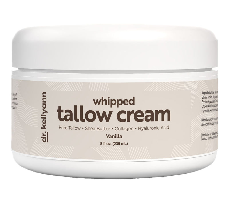 Dr. Kellyann 8-oz Vanilla Whipped Tallow Moisturizing Cream — View 3