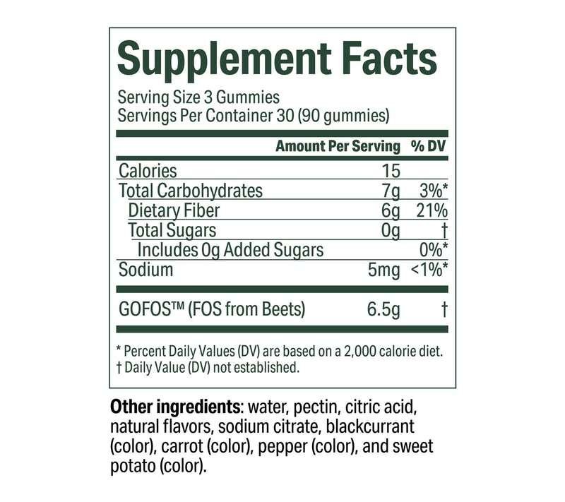 Dr. KellyAnn Prebiotic Fiber Gummies 30 Serving — View 3