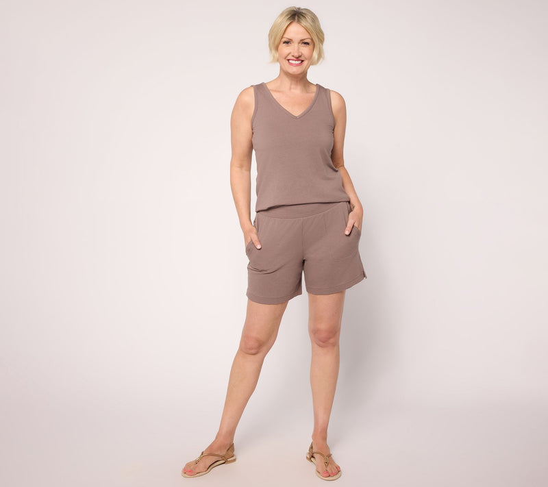 AnyBody Cozy Knit French Terry Lounge Set — View 12
