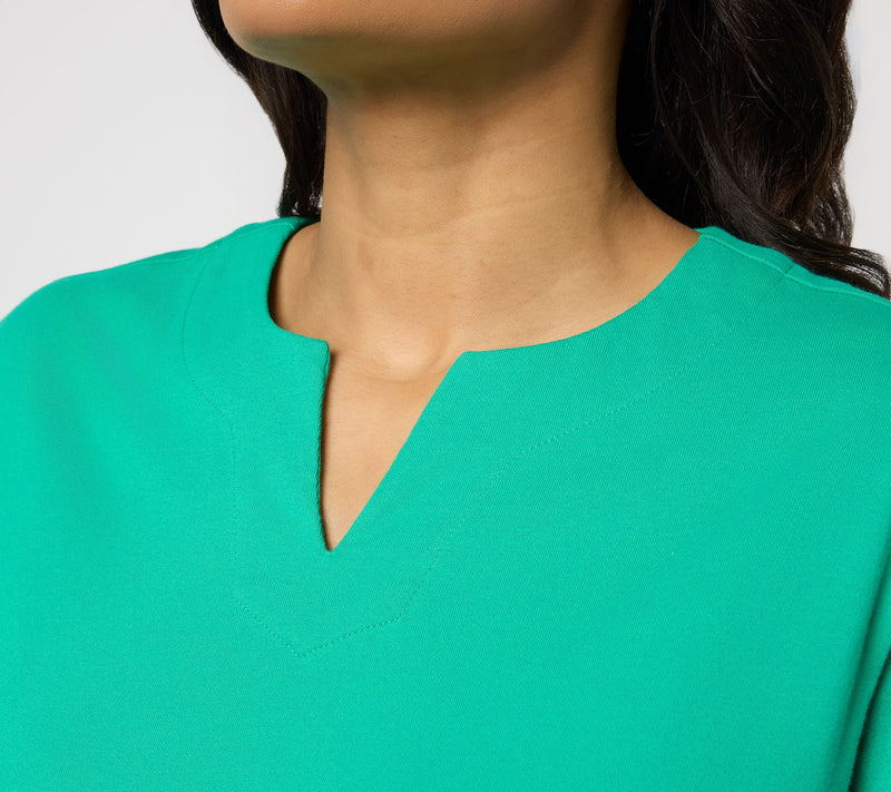 Denim & Co. Essentials Regular Cotton Jersey Oversized Tunic — View 6