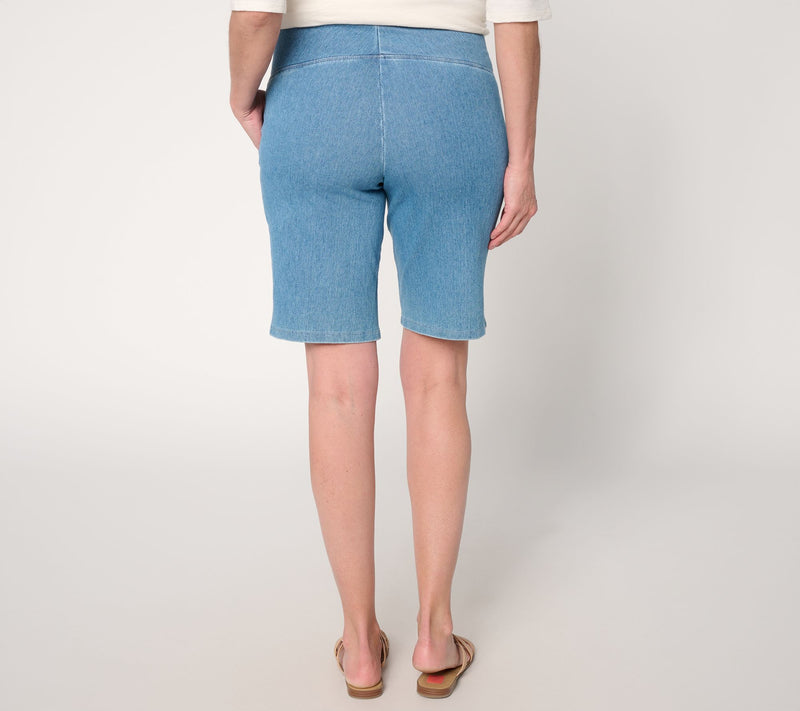 Women with Control Petite Prime Stretch Tummy Control Shorts — View 4