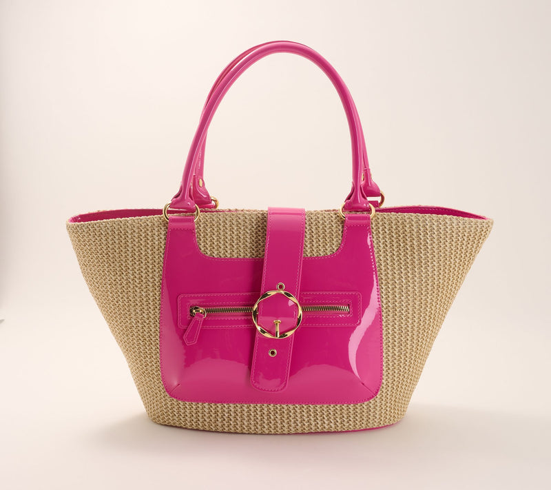 Kim Gravel Glam Harbor Raffia Tote — View 10