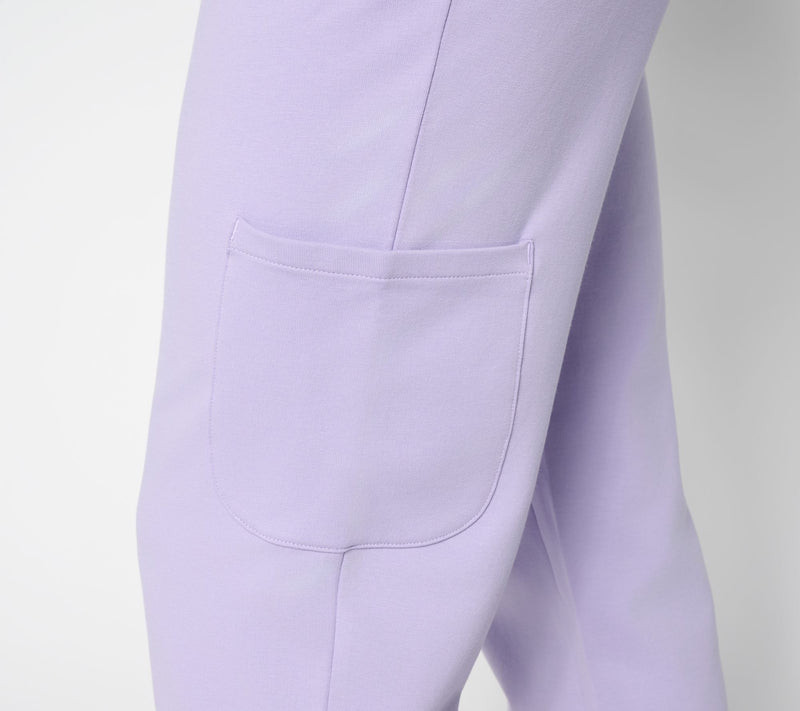 Denim & Co. Tall EasyWear French Terry Cargo Crop Pants — View 6