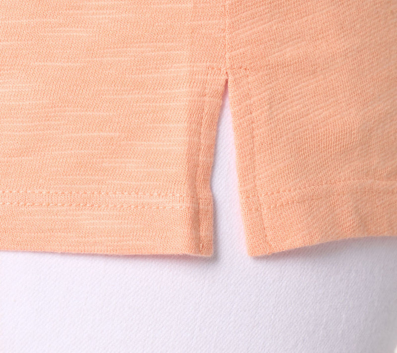 Denim & Co. Linen Slub V-Neck Sleeveless Top w/ Ruffle Trim — View 6