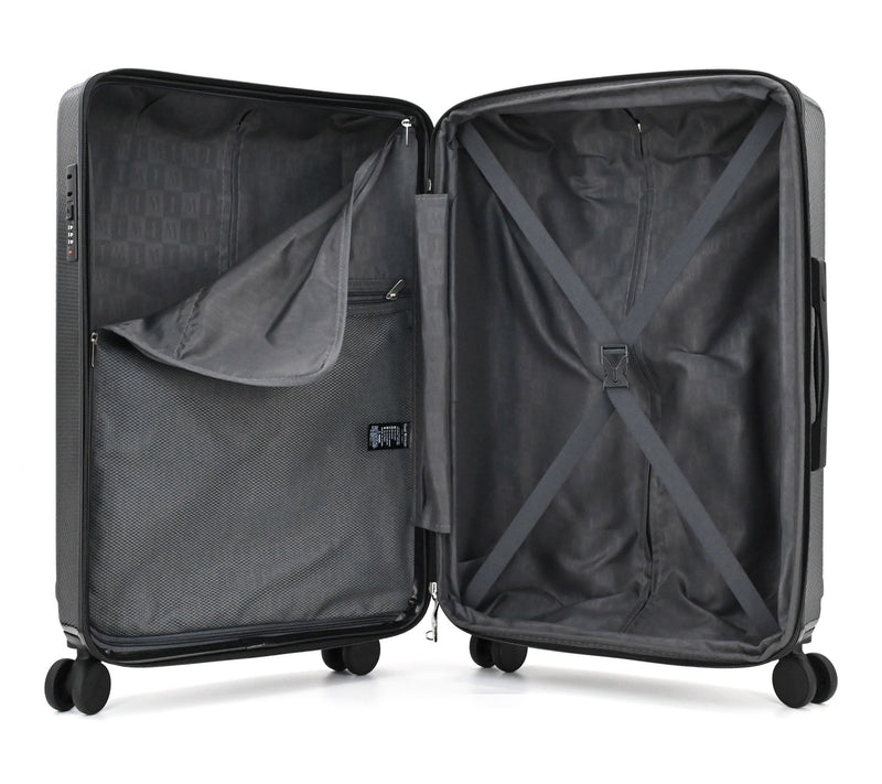 ISAAC MIZRAHI AERO 3-Piece Luggage Set Lightweight Expandable — View 8