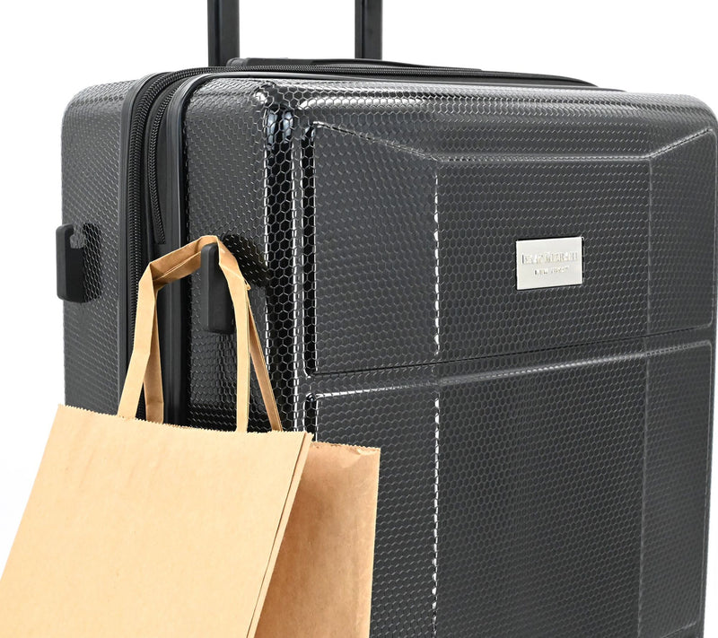 ISAAC MIZRAHI AERO 3-Piece Luggage Set Lightweight Expandable — View 3