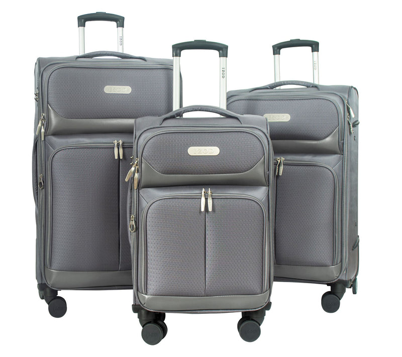 IZOD Ocean Soft Shell Lightweight Expandable 3 Piece Set — View 5