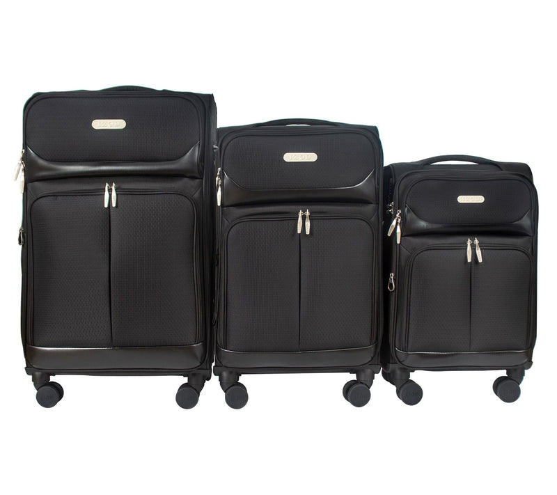 IZOD Ocean Soft Shell Lightweight Expandable 3 Piece Set — View 12