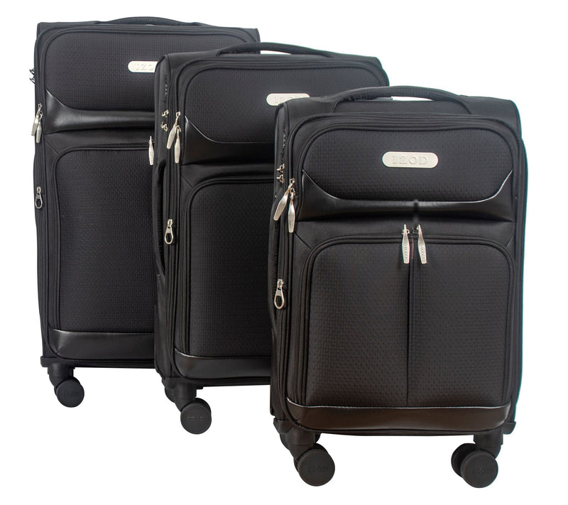 IZOD Ocean Soft Shell Lightweight Expandable 3 Piece Set — View 10