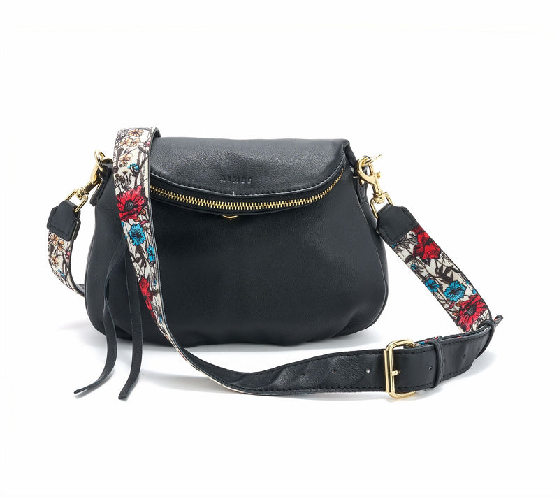 "As Is" Aimee Kestenberg Dual Entry Leather Crossbody w/ Two Way Strap — View 11