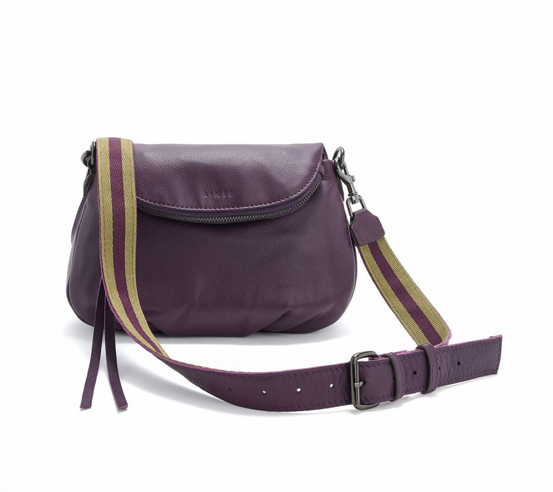 "As Is" Aimee Kestenberg Dual Entry Leather Crossbody w/ Two Way Strap — View 12